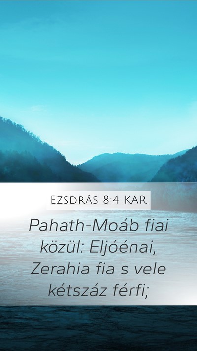 Ezsdrás 8:4 KAR Bible Verse Image
