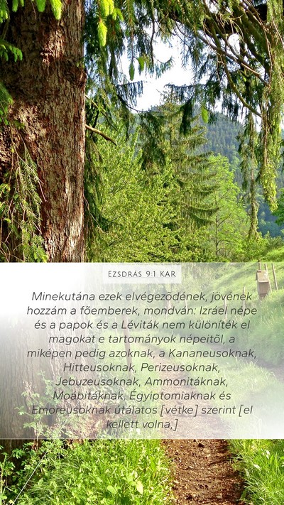 Ezsdrás 9:1 KAR Bible Verse Image