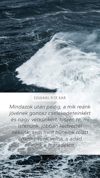 Ezsdrás 9:13 KAR Bible Verse Image