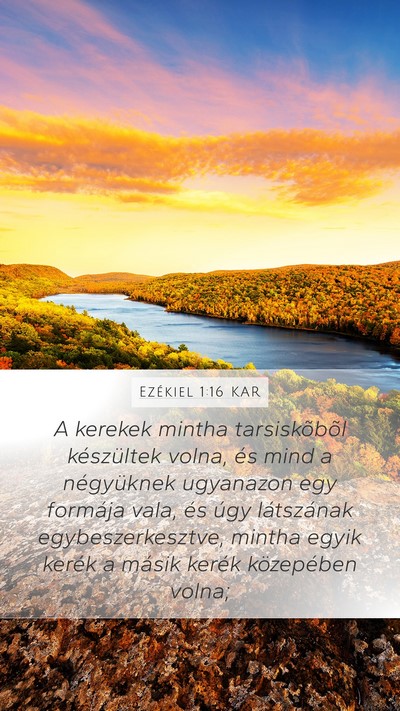 Ezékiel 1:16 KAR Bible Verse Image