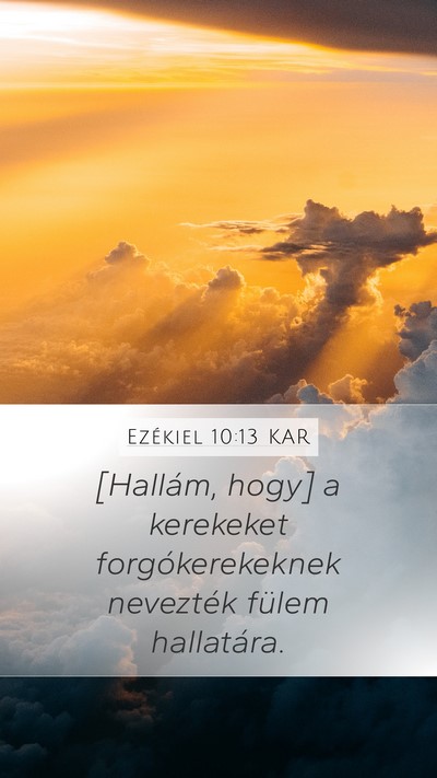 Ezékiel 10:13 KAR Bible Verse Image
