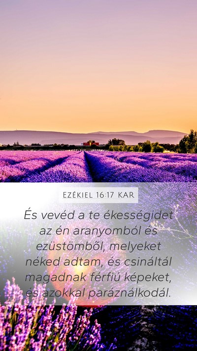 Ezékiel 16:17 KAR Bible Verse Image