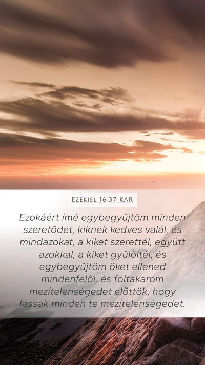 Ezékiel 16:37 KAR Bible Verse Image
