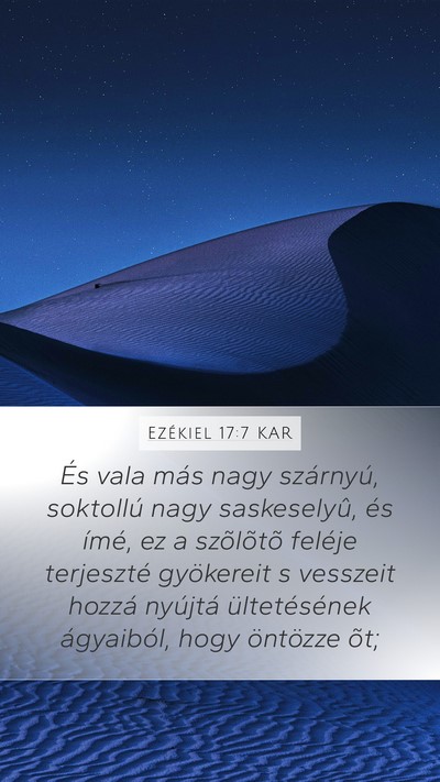 Ezékiel 17:7 KAR Bible Verse Image