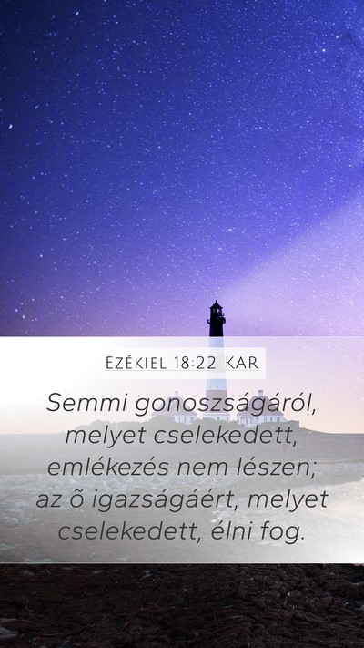Ezékiel 18:22 KAR Bible Verse Image
