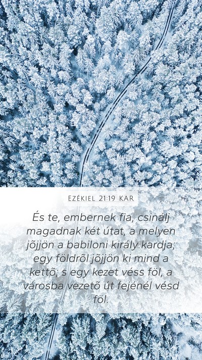 Ezékiel 21:19 KAR Bible Verse Image