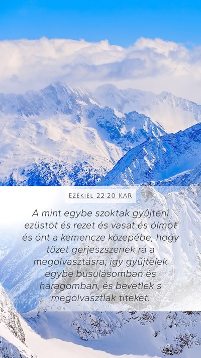 Ezékiel 22:20 KAR Bible Verse Image