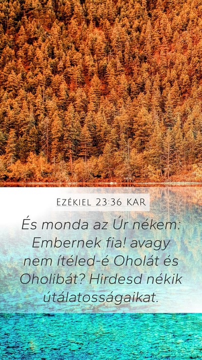 Ezékiel 23:36 KAR Bible Verse Image