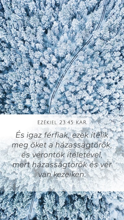 Ezékiel 23:45 KAR Bible Verse Image