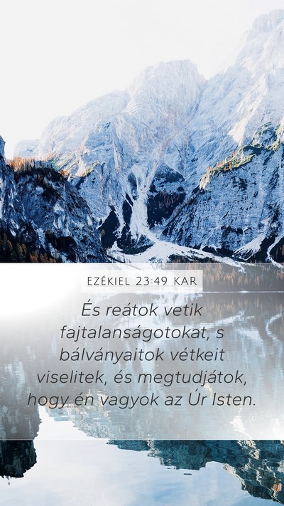 Ezékiel 23:49 KAR Bible Verse Image