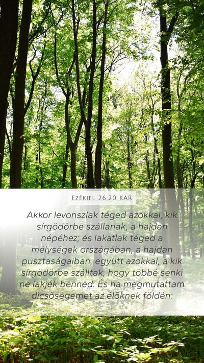 Ezékiel 26:20 KAR Bible Verse Image