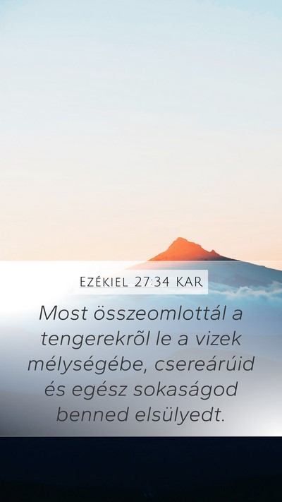 Ezékiel 27:34 KAR Bible Verse Image