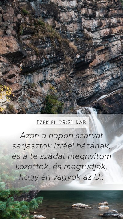 Ezékiel 29:21 KAR Bible Verse Image