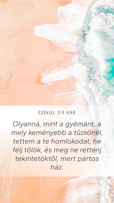 Ezékiel 3:9 KAR Bible Verse Image