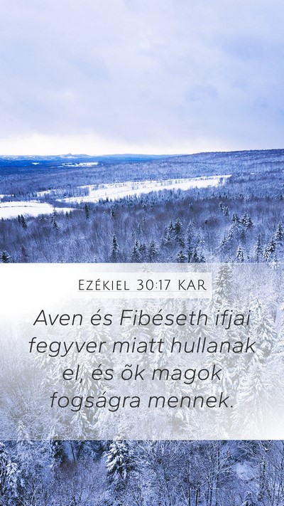 Ezékiel 30:17 KAR Bible Verse Image