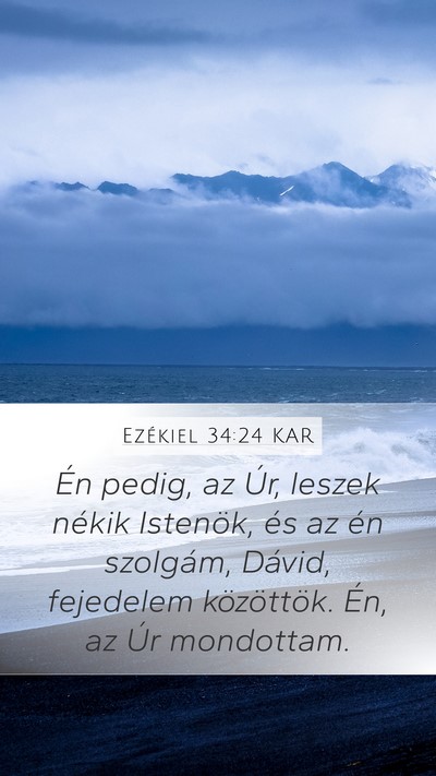 Ezékiel 34:24 KAR Bible Verse Image