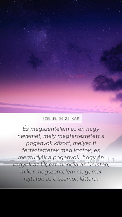 Ezékiel 36:23 KAR Bible Verse Image