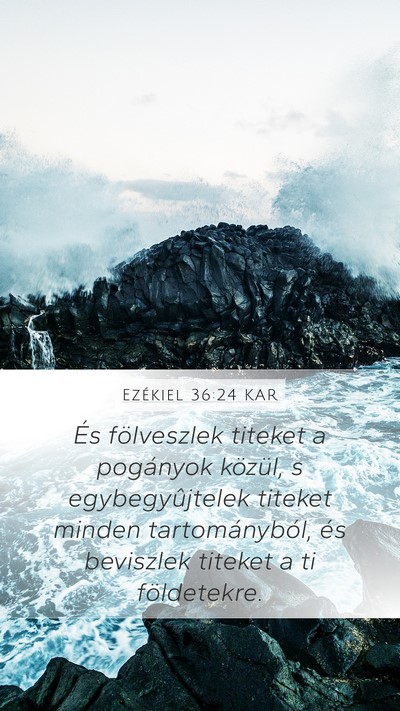 Ezékiel 36:24 KAR Bible Verse Image