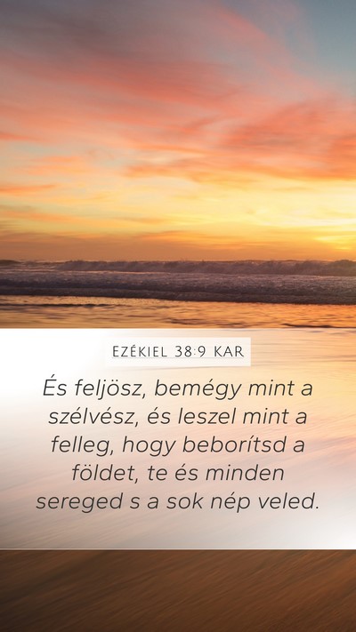 Ezékiel 38:9 KAR Bible Verse Image