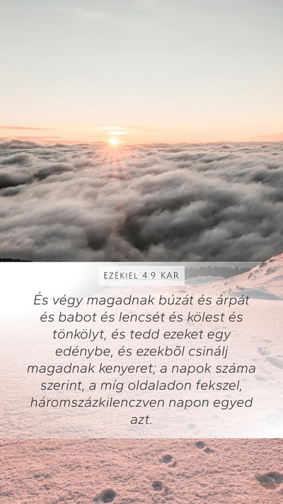 Ezékiel 4:9 KAR Bible Verse Image
