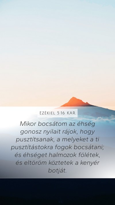 Ezékiel 5:16 KAR Bible Verse Image