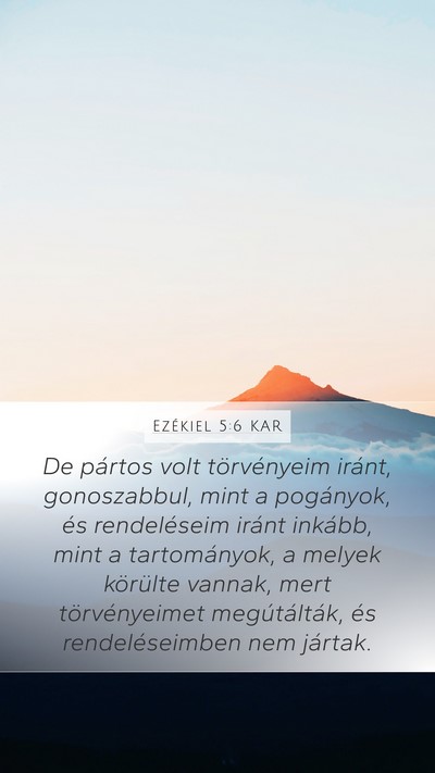 Ezékiel 5:6 KAR Bible Verse Image