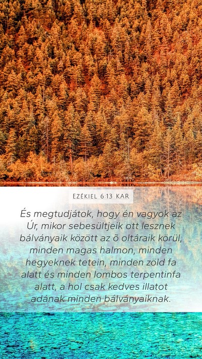 Ezékiel 6:13 KAR Bible Verse Image