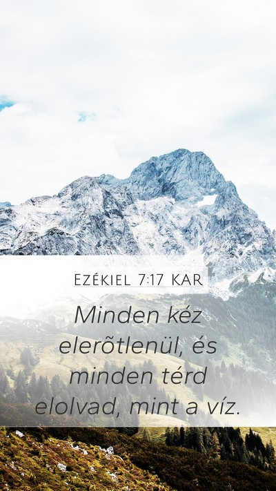Ezékiel 7:17 KAR Bible Verse Image