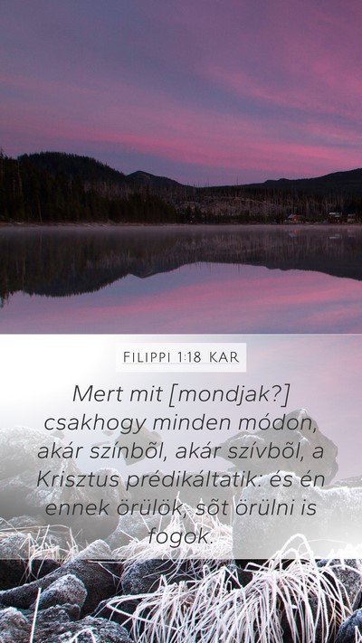Filippi 1:18 KAR Bible Verse Image