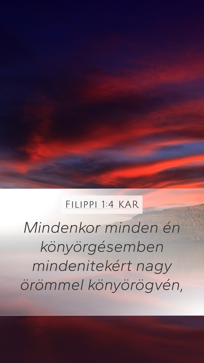 Filippi 1:4 KAR Bible Verse Image