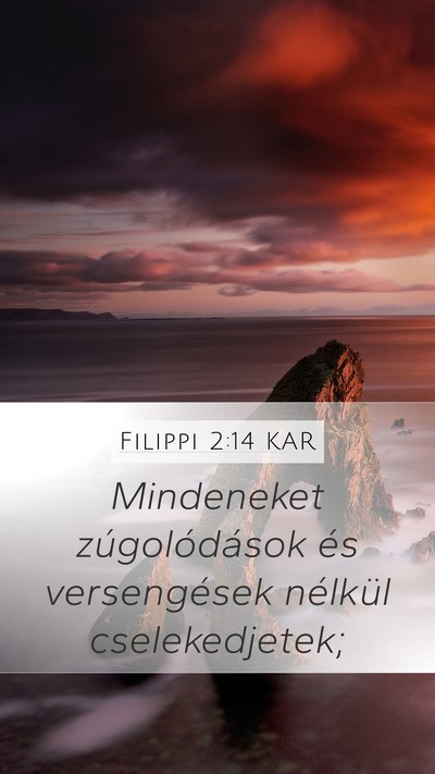 Filippi 2:14 KAR Bible Verse Image