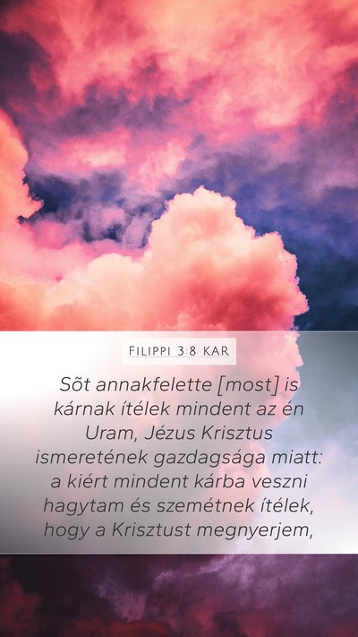 Filippi 3:8 KAR Bible Verse Image