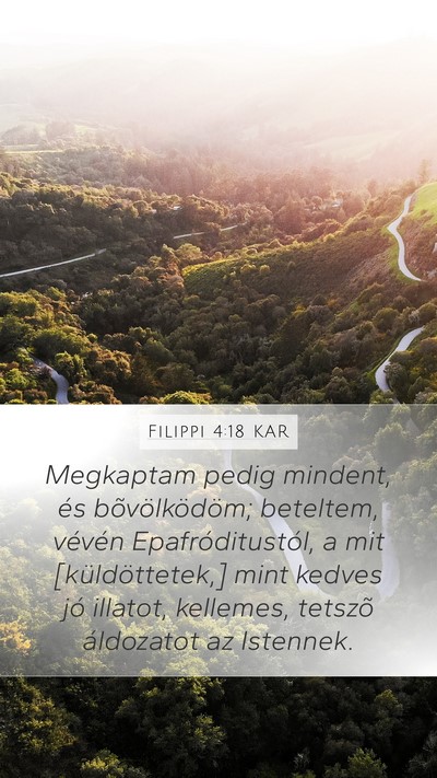 Filippi 4:18 KAR Bible Verse Image