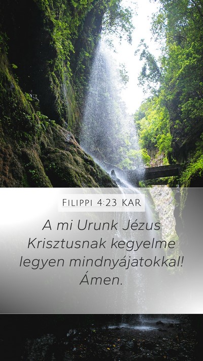 Filippi 4:23 KAR Bible Verse Image