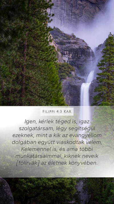Filippi 4:3 KAR Bible Verse Image