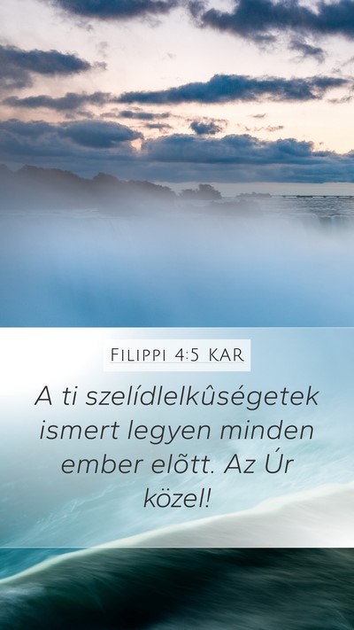 Filippi 4:5 KAR Bible Verse Image