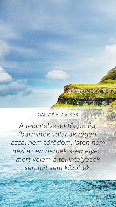 Galátzia 2:6 KAR Bible Verse Image
