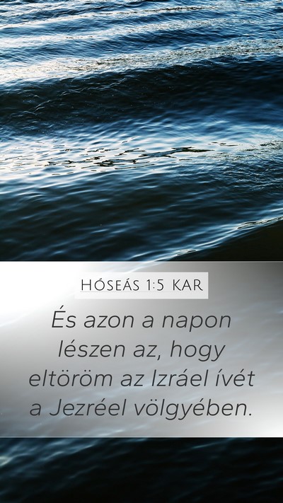 Hóseás 1:5 KAR Bible Verse Image