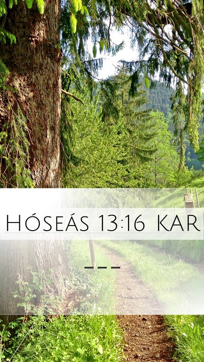 Hóseás 13:16 KAR Bible Verse Image