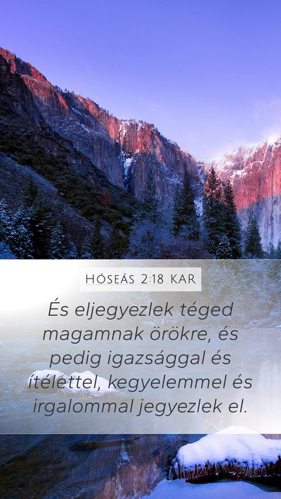 Hóseás 2:18 KAR Bible Verse Image