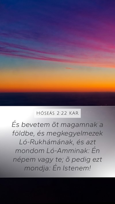 Hóseás 2:22 KAR Bible Verse Image