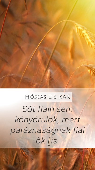 Hóseás 2:3 KAR Bible Verse Image