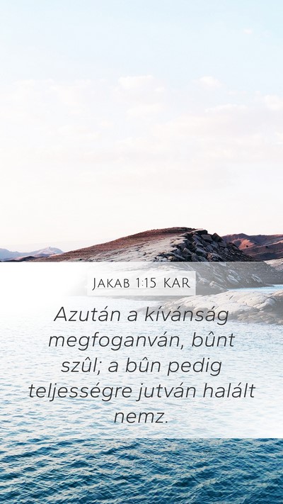Jakab 1:15 KAR Bible Verse Image