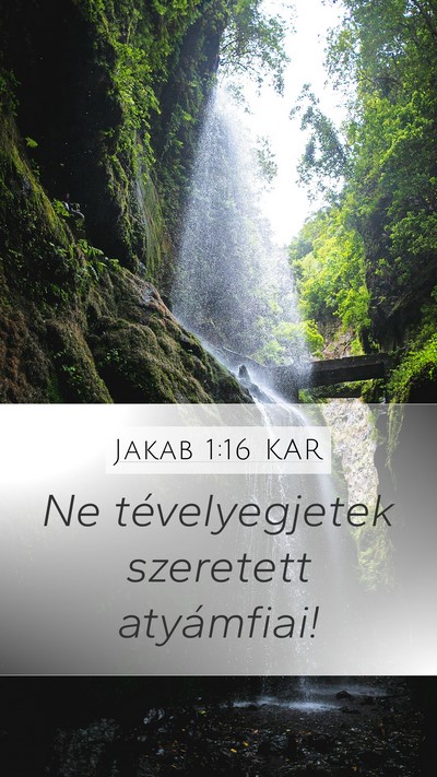Jakab 1:16 KAR Bible Verse Image