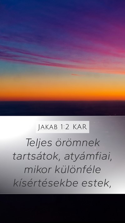 Jakab 1:2 KAR Bible Verse Image