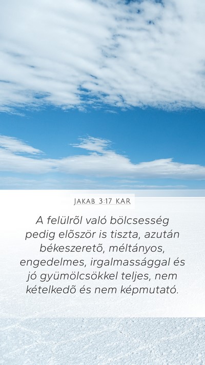 Jakab 3:17 KAR Bible Verse Image