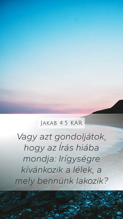 Jakab 4:5 KAR Bible Verse Image