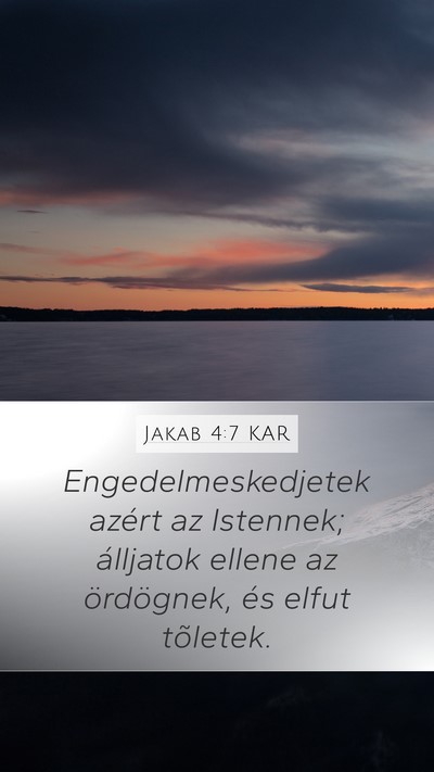 Jakab 4:7 KAR Bible Verse Image
