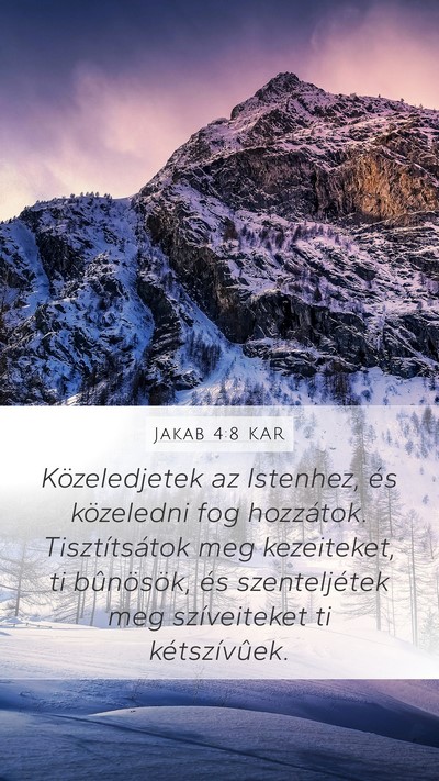 Jakab 4:8 KAR Bible Verse Image