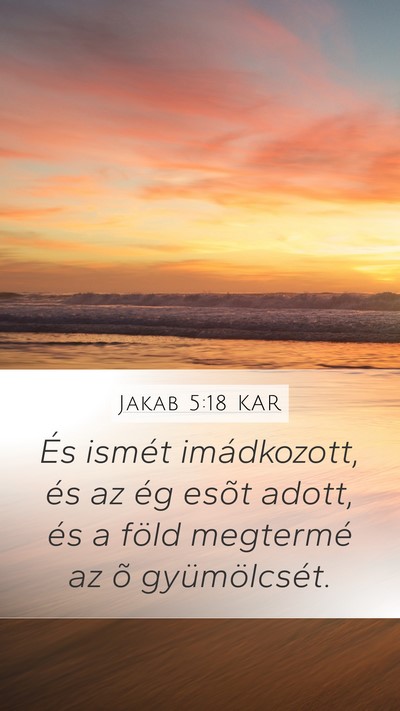 Jakab 5:18 KAR Bible Verse Image